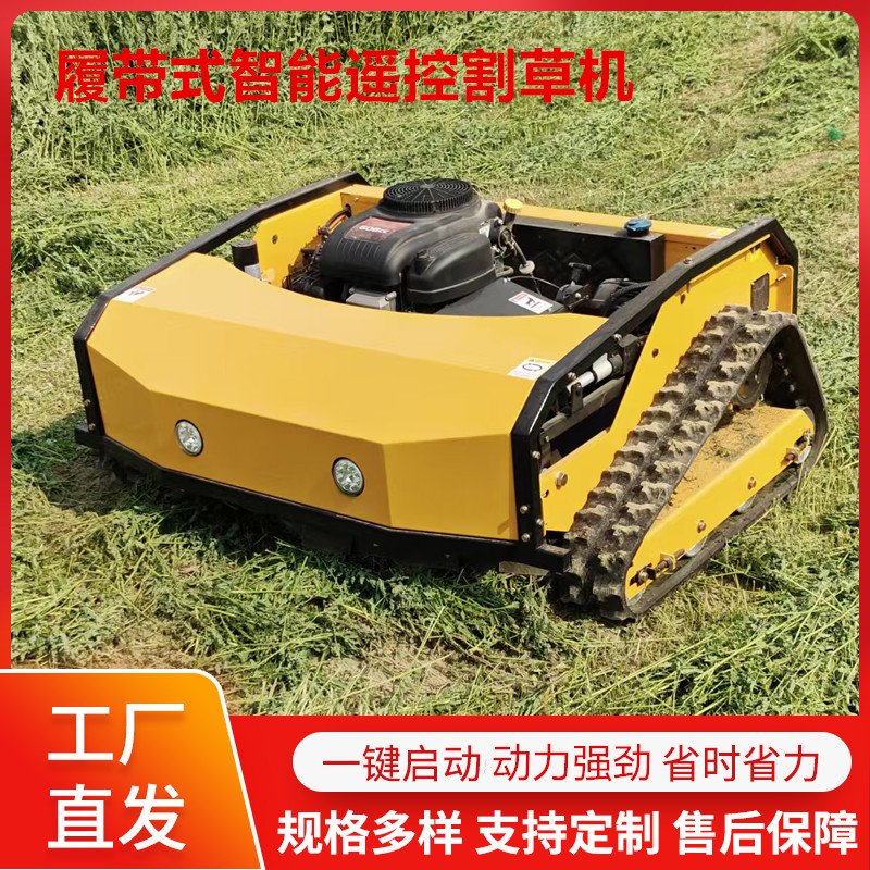 Export Home RC Lawn Mower Crawler 4 Stroke RC Lawn Mower Embankment Slope Grass Mower Grass Cutter