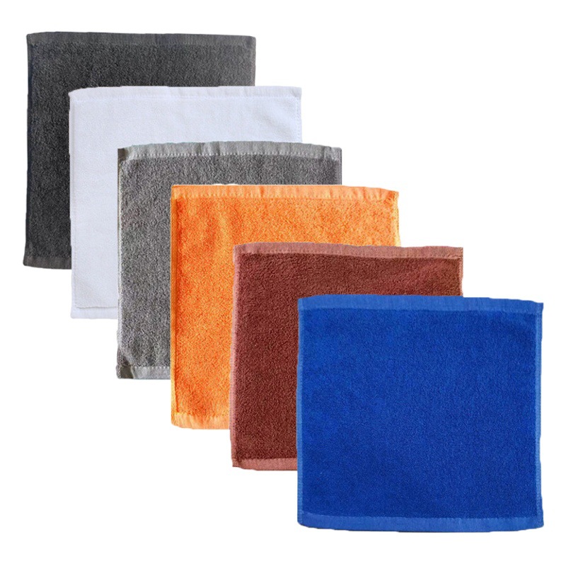 Pure Cotton 50g Thickeneded Hot Compress Towel Kitchen Special Hand Towel Absorbent Pure Cotton Face Wash Small Square Towel Custom Logo