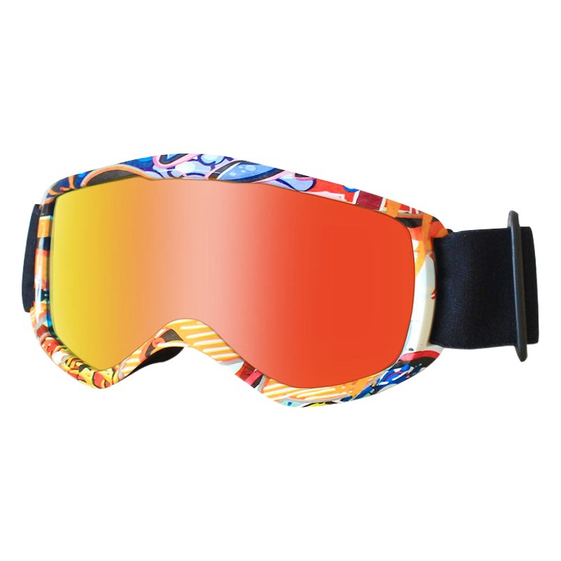 Children's Cartoon Ski Goggles Wholesale Card Proximity Sight HD Anti-fog Ski Glasses Outdoor Ski Goggles