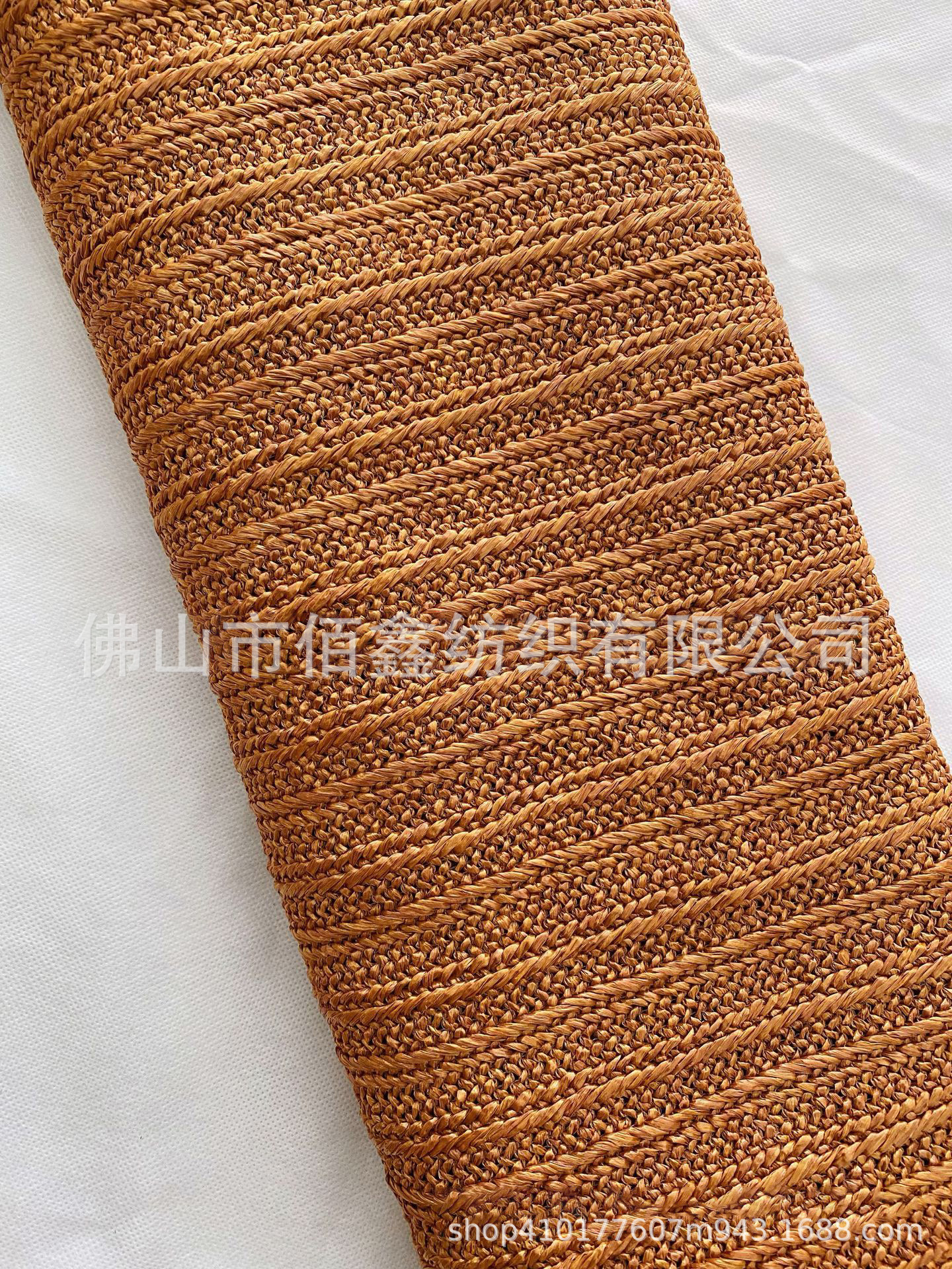 Picture of High quality sofa PPE woven fabric wholesale environmental protection simulation straw mat luggage Japanese woven beach shoes and hats