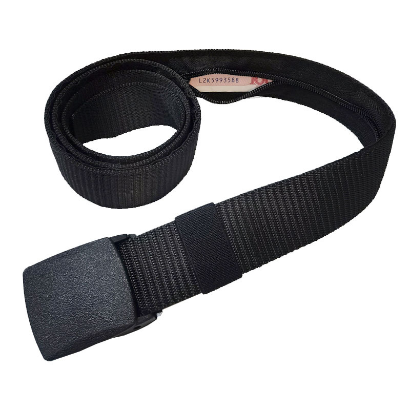 Picture of [Cross-border hot selling] outdoor travel canvas money hiding artifact tactical belt nylon woven multifunctional wallet