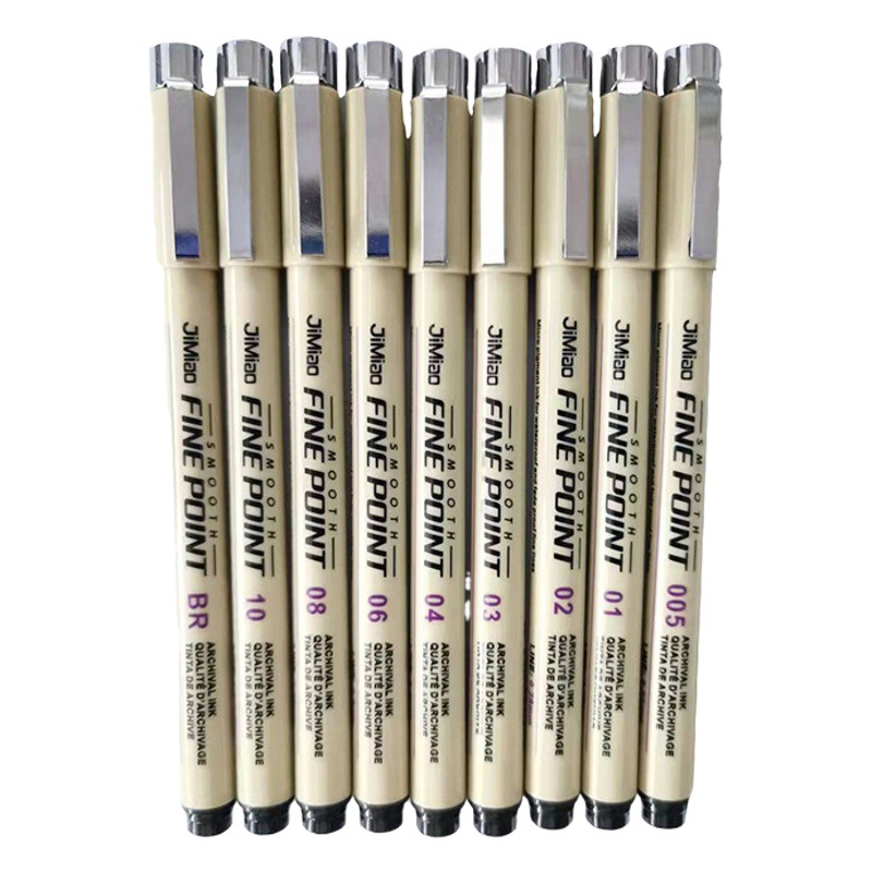 Wholesale Waterproof Needle Pen for Students with Art Comics and Architectural Design Black Signature Pen Hand-Painted Sketch Hook Pen