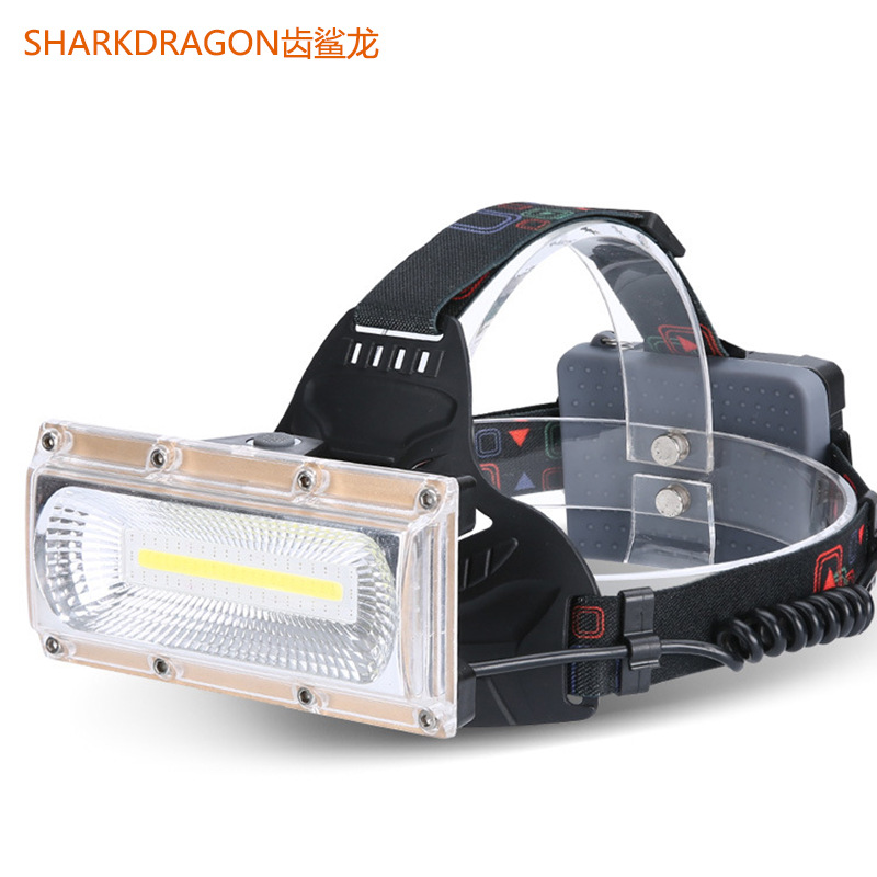 Cross-border COB floodlight headlight USB rechargeable outdoor waterproof large area lighting work strong light headlight Searchlight