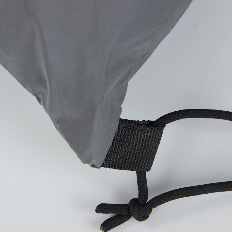 Picture of Reflective Cloth Drawstring Bag Reflective Strip Polyester Bundle Pocket Marathon Simple Backpack Printed Sample Printable