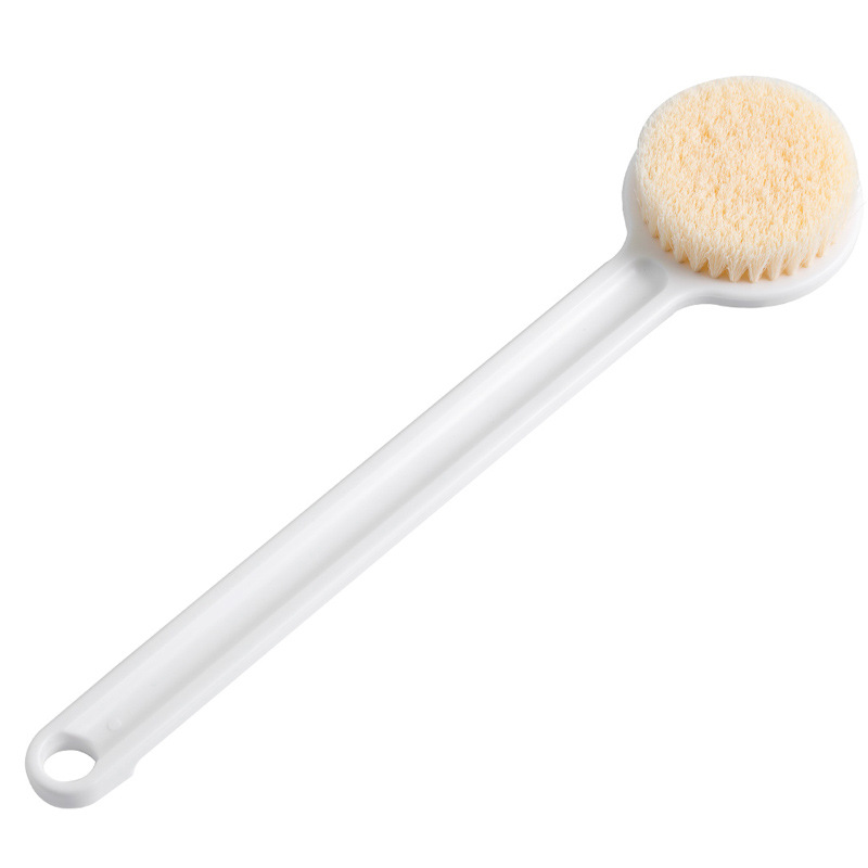 Picture of A generation of hair bubble bag bath brush mud bath brush long handle soft hair body bath brush back artifact bathroom