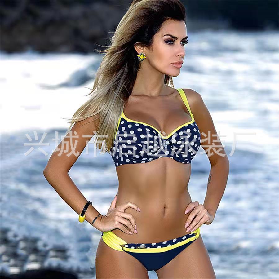 New Bikini Small Chest Push-up Slim Spa Vacation Swimwear