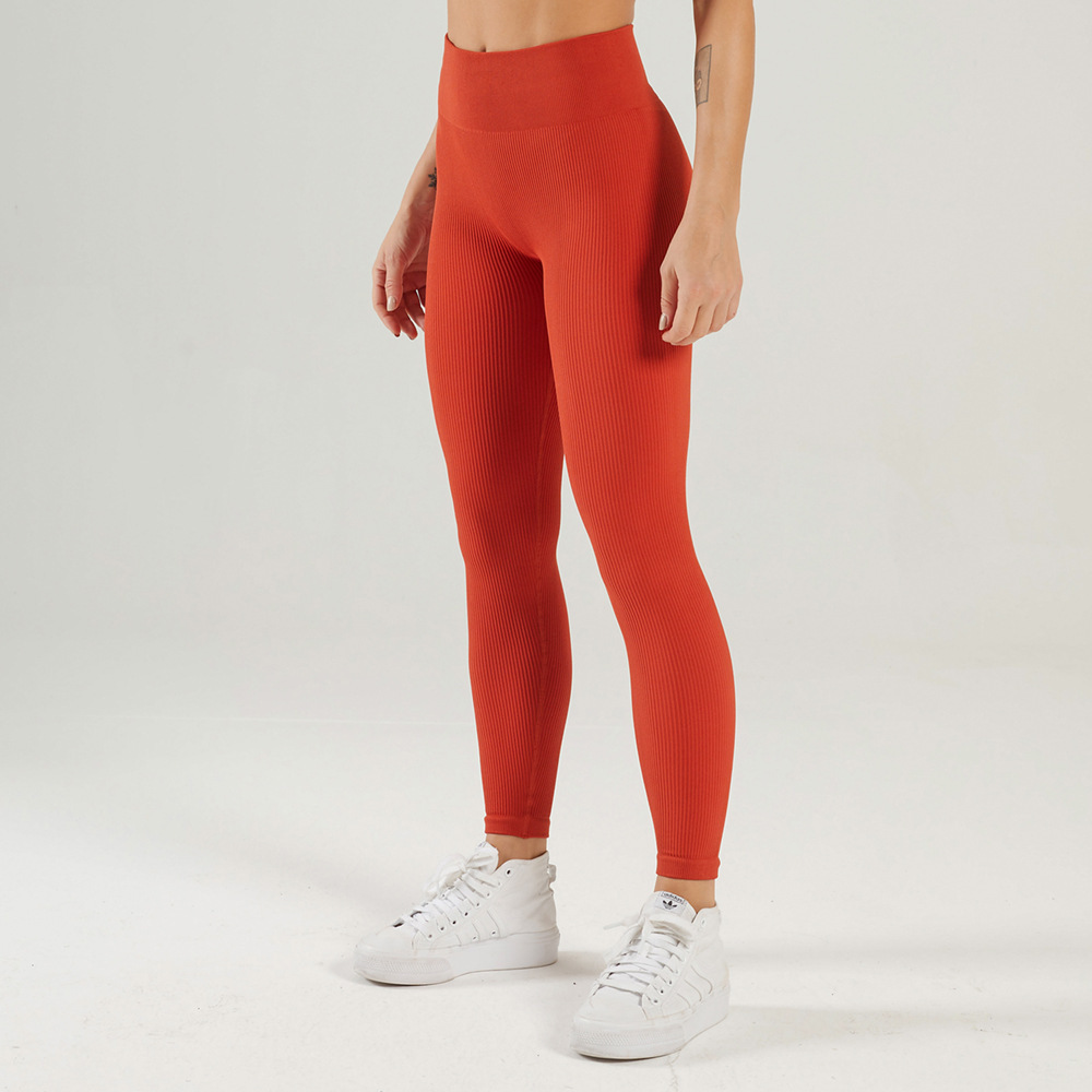 Picture of Nylon Summer Seamless Knitted High Elastic Sports Underwear U Square Collar Beautiful Back Yoga Sports Trousers Fitness suit Women