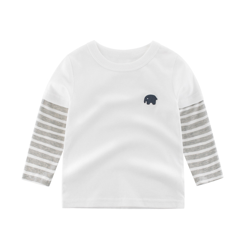 Picture of 27Kids children's clothing spring new wholesale Korean version of children's long sleeve T-shirt cotton girls bottoming shirt a generation of hair