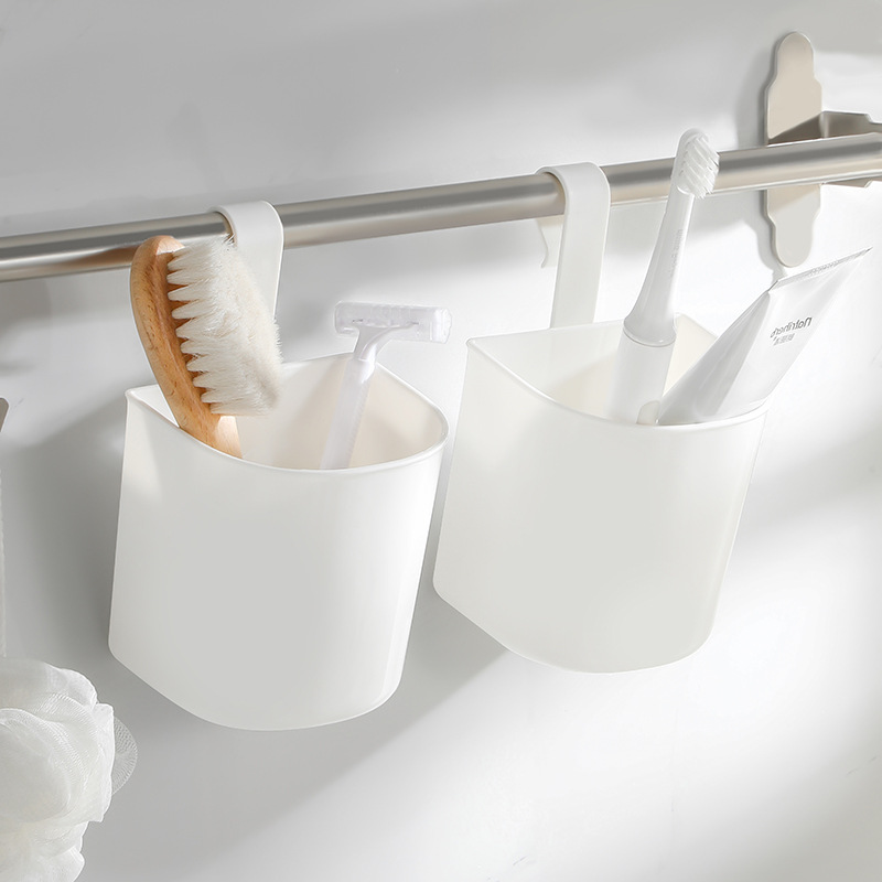 Kitchen retractable hanging small basket onion, ginger and garlic storage box household plastic small hanging bucket sundries storage rack