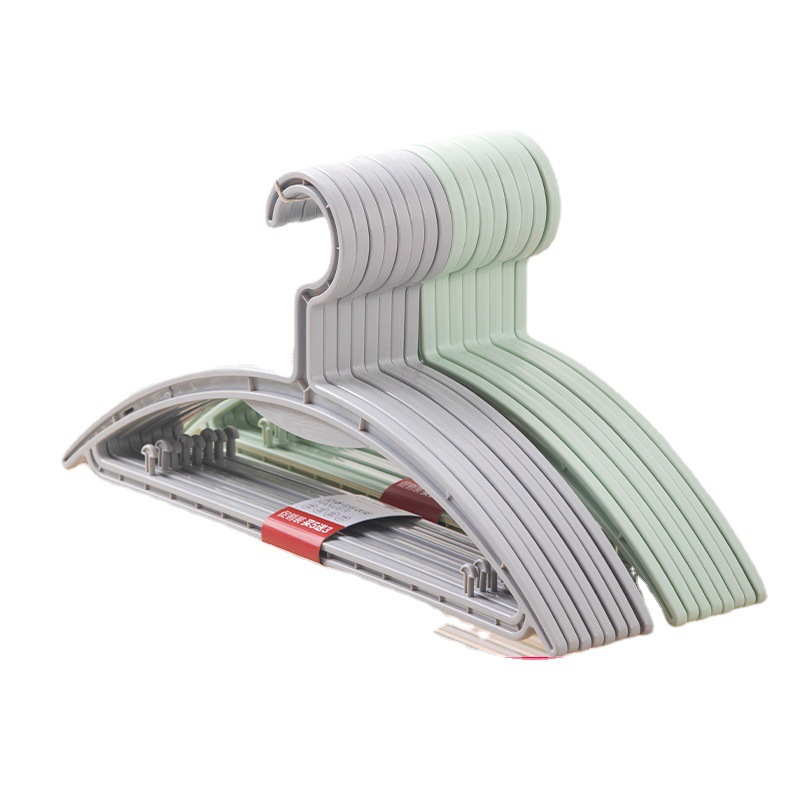 Picture of Camellia three-dimensional bow-shaped clothes hanger semicircle arc plastic clothes hanger large seamless clothes hanger thickened 42cm clothes hanger