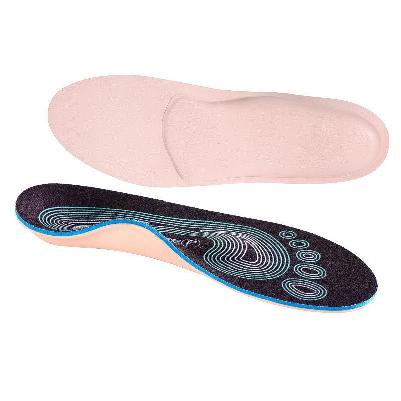 Picture of Cork Flat Foot Arch Support Insoles Flat Foot Arch Pads X-Shaped Leg Correction Calf Correction Leg Shape Correction for Women
