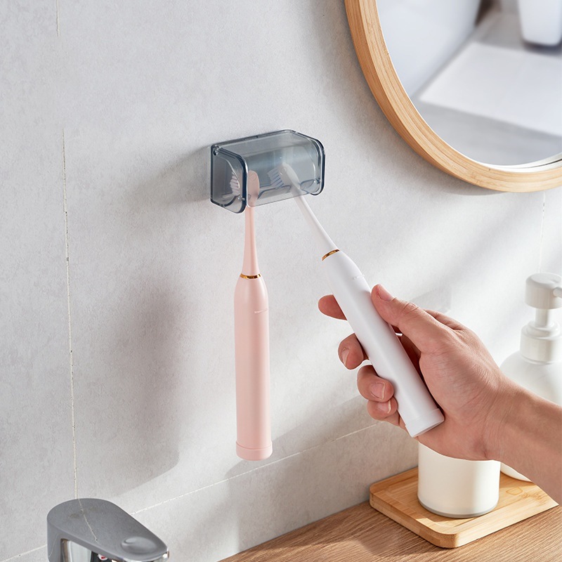 Electric Toothbrush Holds Punch-free Wall-mounted Toothbrush Hanger Toilet Toothbrush Storage Base Dental Storage Rack