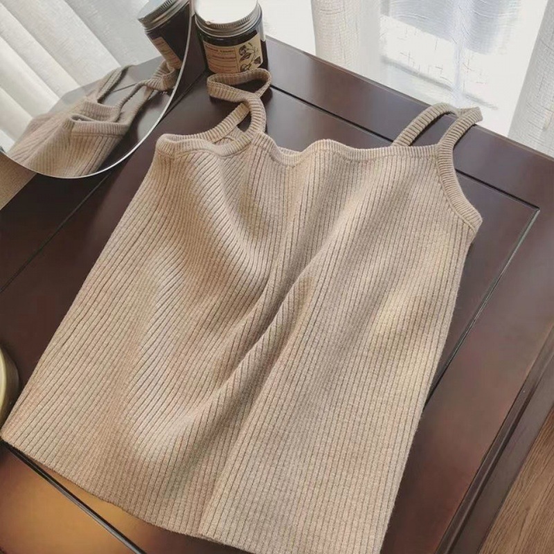 Picture of Spring and summer hot girl design strap underwear versatile outer wear top women's spring and autumn short fashion slimming slim fit clothing