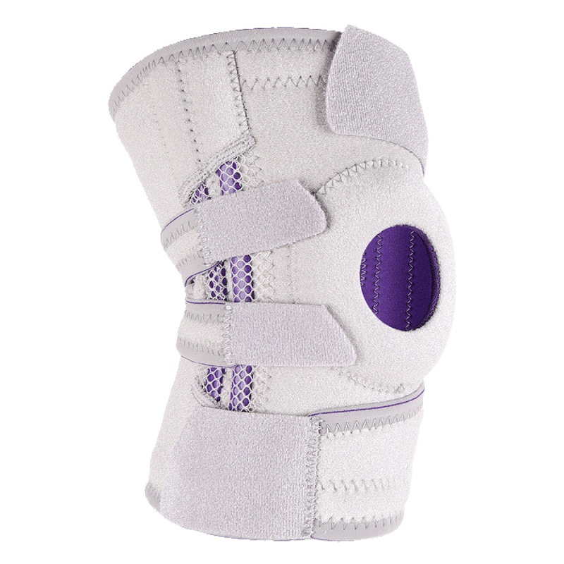Upgraded Silicone Non-slip Sports Knee Pad Shock Absorbing Rope Skipping Basketball Squat Spring Support Compression Strap Meniscus
