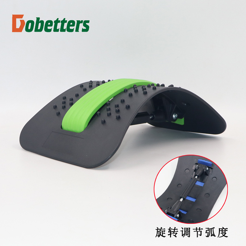 Picture of Acupuncture and Moxibustion Magnet Lumbar Massager Tilt Lumbar Plate Cervical Lumbar Orthosis Lumbar Stretch Traction Plate