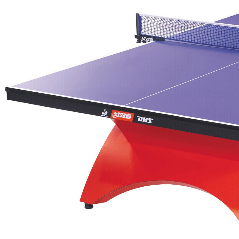 Picture of Double Happiness Neo Table Tennis Table Tch Big Rainbow Table Tennis Table Standard Training Competition Blue/Black Table Top