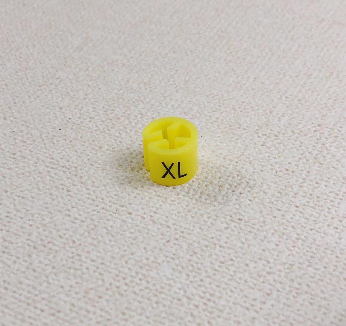 Picture of [Alphabet Size Buckle] Round Four-Tooth Size Circle Plastic Beads Adult Pants Size Grain Ready in Stock