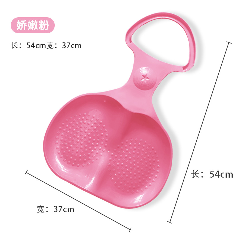 Picture of Thickened wear-resistant apple-shaped ski chip factory wholesale outdoor grass slide sand slide children's ass pad