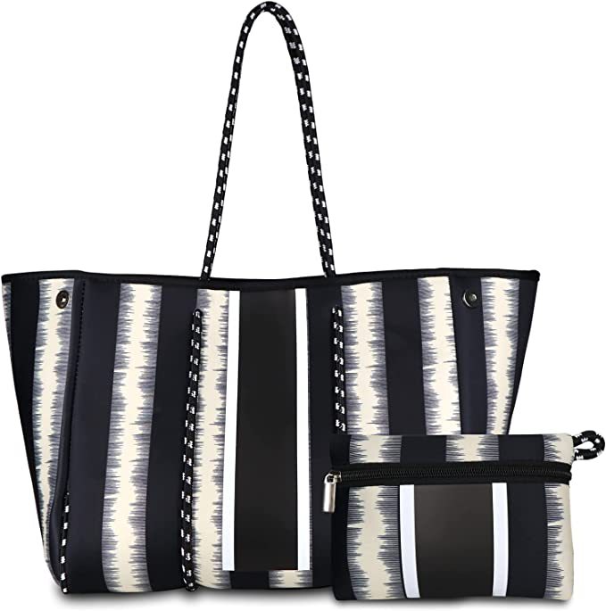 Picture of Diving Material Perforated Beach Bag European and American Fashion Portable Shoulder Strap Mother Bag Outdoor Casual Bag Portable Women's Bag for Women