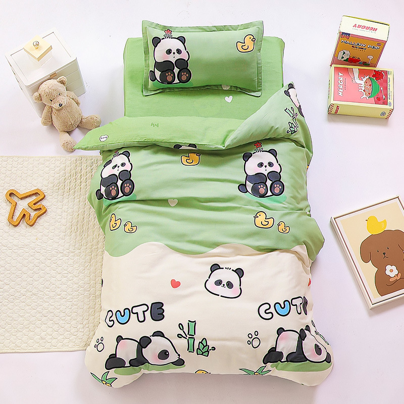 Picture of Pure Cotton Kindergarten Bed Three-Piece Set, Pure Cotton Printed Six-Piece Set, Essential Bedding for Kidsren to Go to Kindergarten for Lunch Break