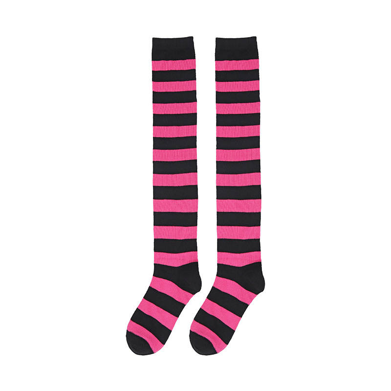 Picture of Spring Japanese Women's Socks All-match Striped Long Socks cosplay Anime Over-the-Knee Socks