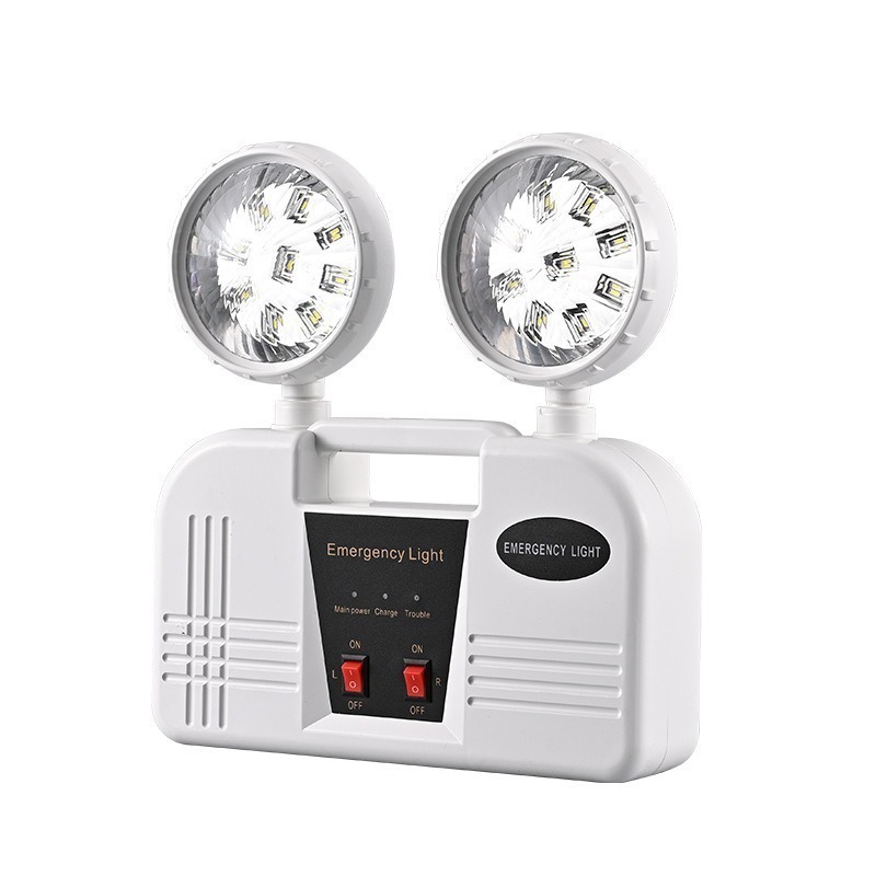 Picture of Foreign trade emergency lights, cross-border American and European plugs, emergency evacuation channels, fire protection, double-headed emergency lighting, wall lights