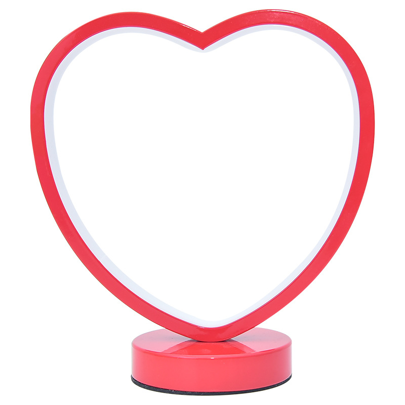 Picture of Creative red wedding everbright lamp new wedding room decoration wedding table lamp bedroom bedside lamp bride dowry lamp gift
