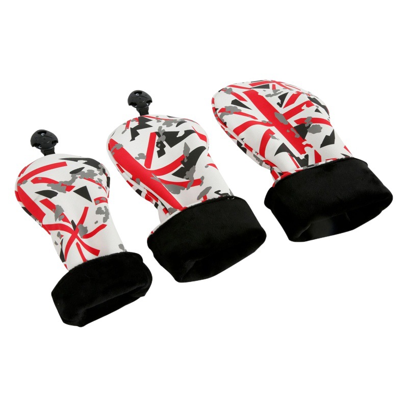Factory-supplied golf Driver headcover UT Iron Wooden Rod Cover Printed 4-piece Set Neutral Golf