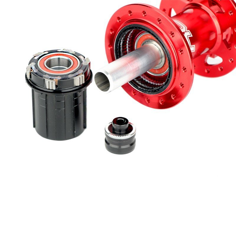 Picture of HASSNS PRO 4 120 ring 4 peilin 6 claw 3 tooth mountain flower drum 28 32 36 hole HG quick release interchangeable barrel shaft