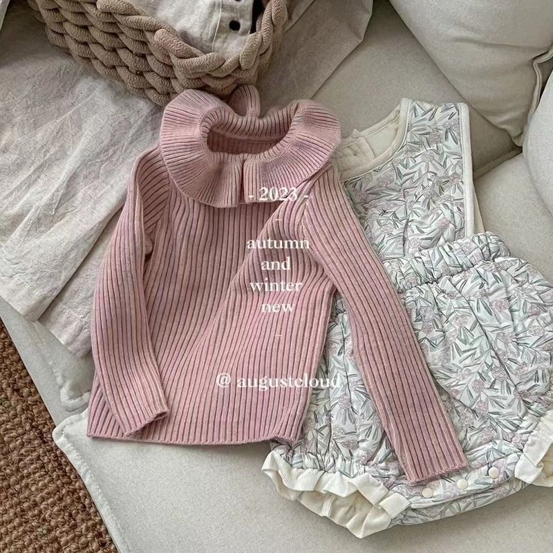 Picture of [in stock super soft glutinous giant Joker autumn and winter women's treasure base knitted lace doll collar sweater white pink
