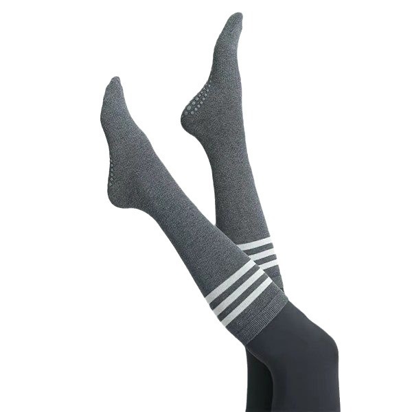 Picture of Professional yoga socks fitness dance ballet Pilates floor socks classic long striped dispensing non-slip yoga socks