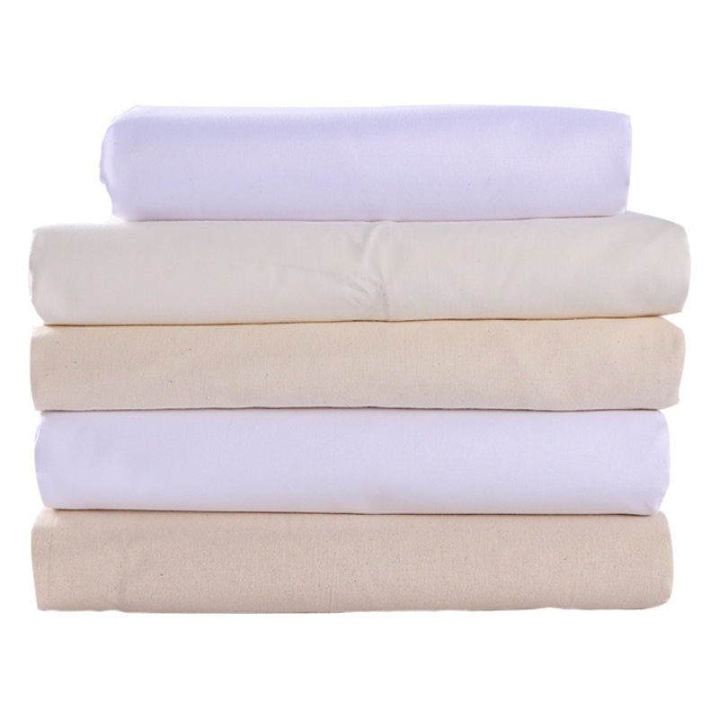 White gray cloth cotton polyester cotton white cloth garment design three-dimensional cutting cotton white embryo cloth tie-dyeing extension dyed white cotton cloth
