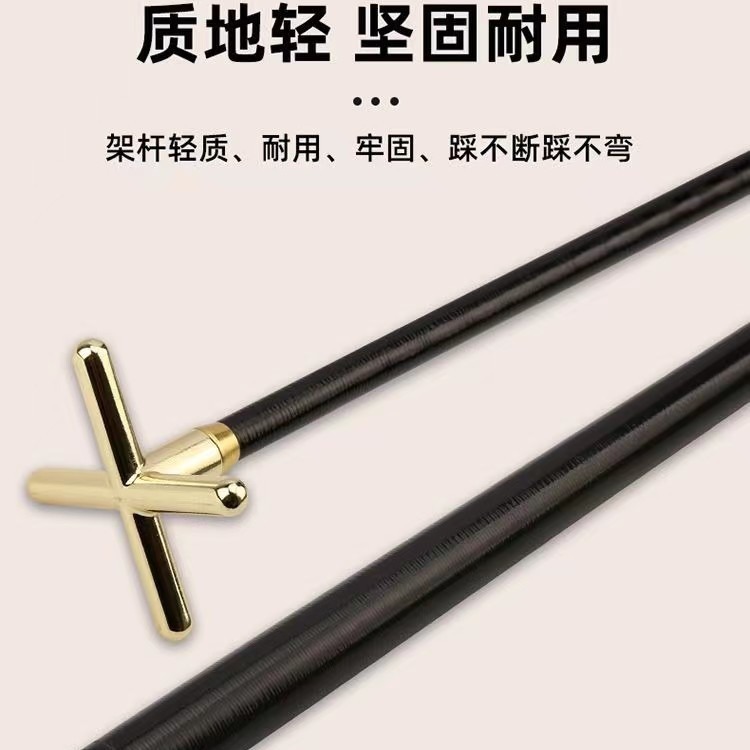 Picture of Billiard rod holder auxiliary cross rod triangle copper high fork low fork wholesale billiard supplies billiard rod holder