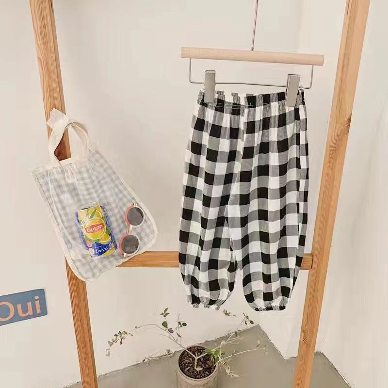 Picture of Boys' Holiday Sunscreen Pants Children's Vintage Floral Summer All-match Anti-mosquito Pants Summer Printed Mid-waist Beach Pants