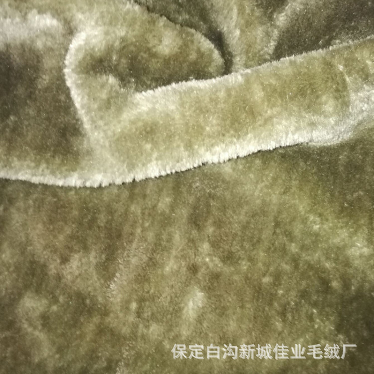Picture of Manufacturer Wholesale Plush Cut Loop Velvet Military Coat Cotton Coat Lined with Cotton Shoe Lining Windshield Quilt Arctic Velvet