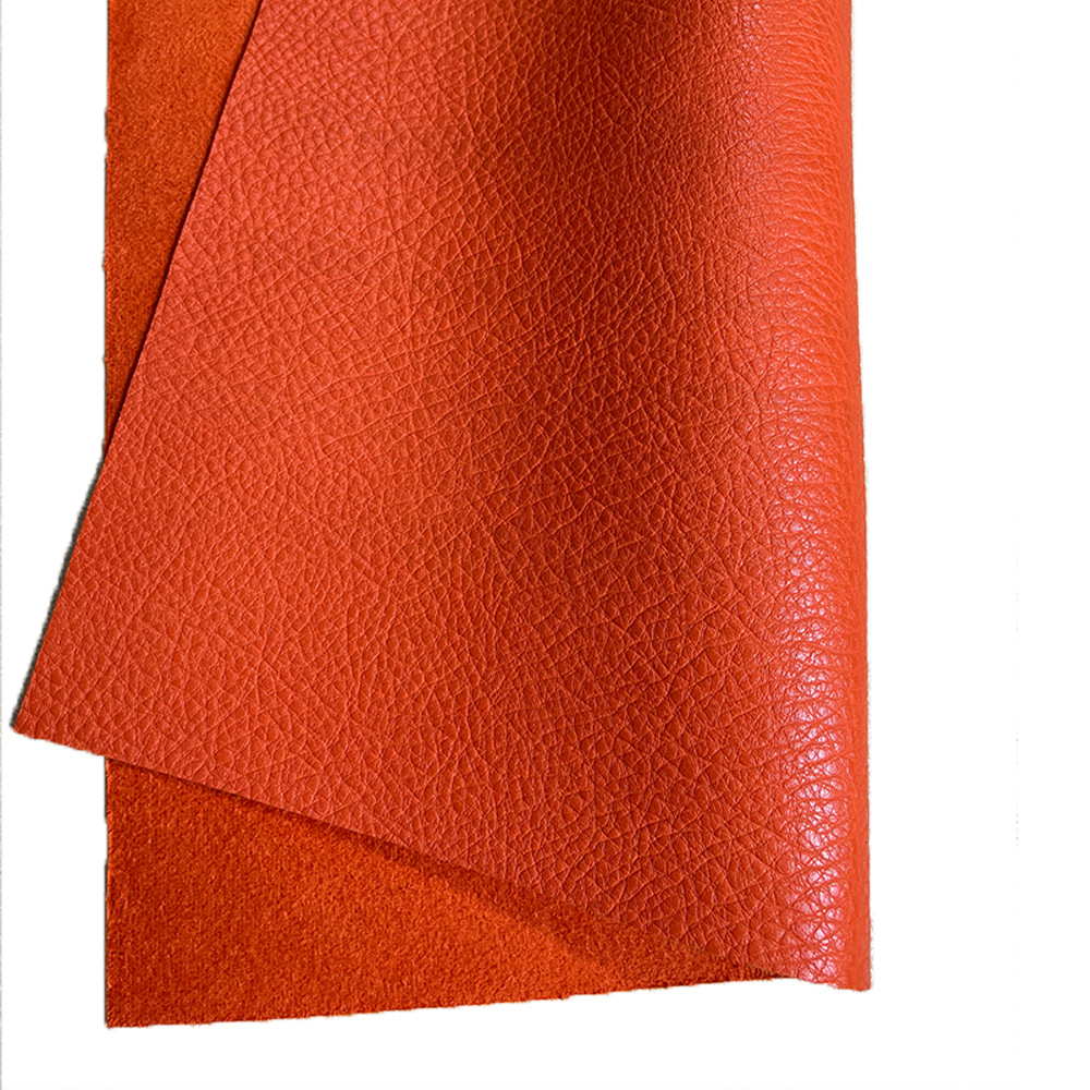 Picture of Factory in stock super soft litchi grain leather pvc material handmade DIY production materials sofa tables and chairs production materials
