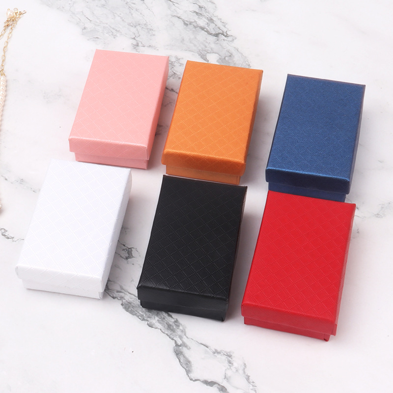 Paper Jewelry Packaging Box Bracelet Ring Earrings Necklace Jewelry Packaging Heaven and Earth Cover Jewelry Gift Box