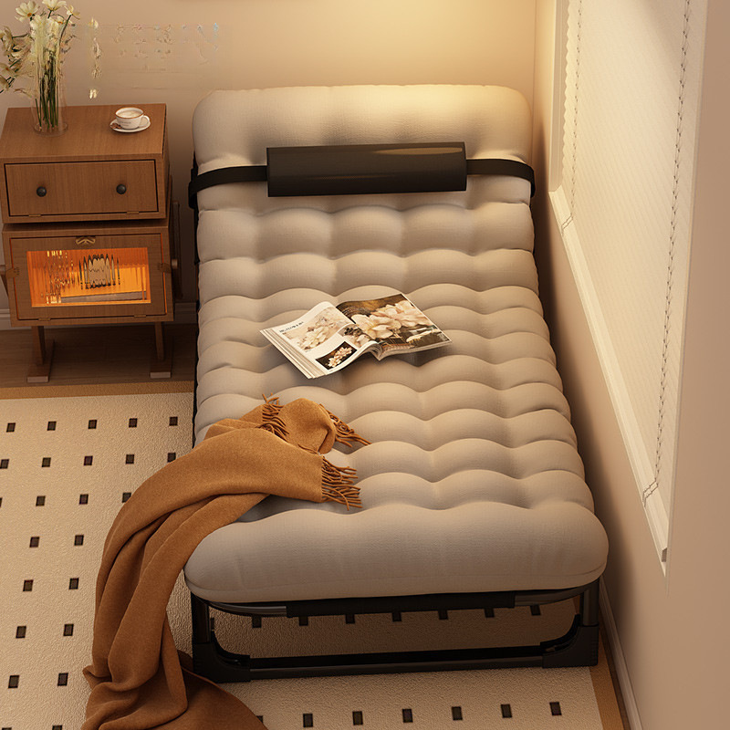 2025 new high-value lightweight folding bed thickened new dual-purpose recliner office lunch break pluswholesale