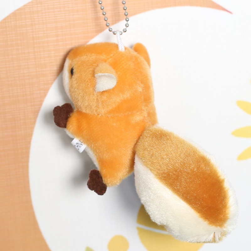 Picture of Net red new cute doll big tail squirrel small pendant doll plush toy keychain doll wholesale
