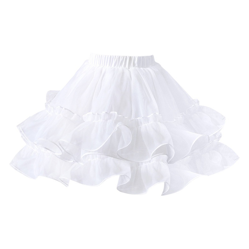 Girl's Mesh Puffy Tuff Tuff Tuff Tuff lolita Boneless Viscose Pip Two-Piece Outer Wear Elasticity