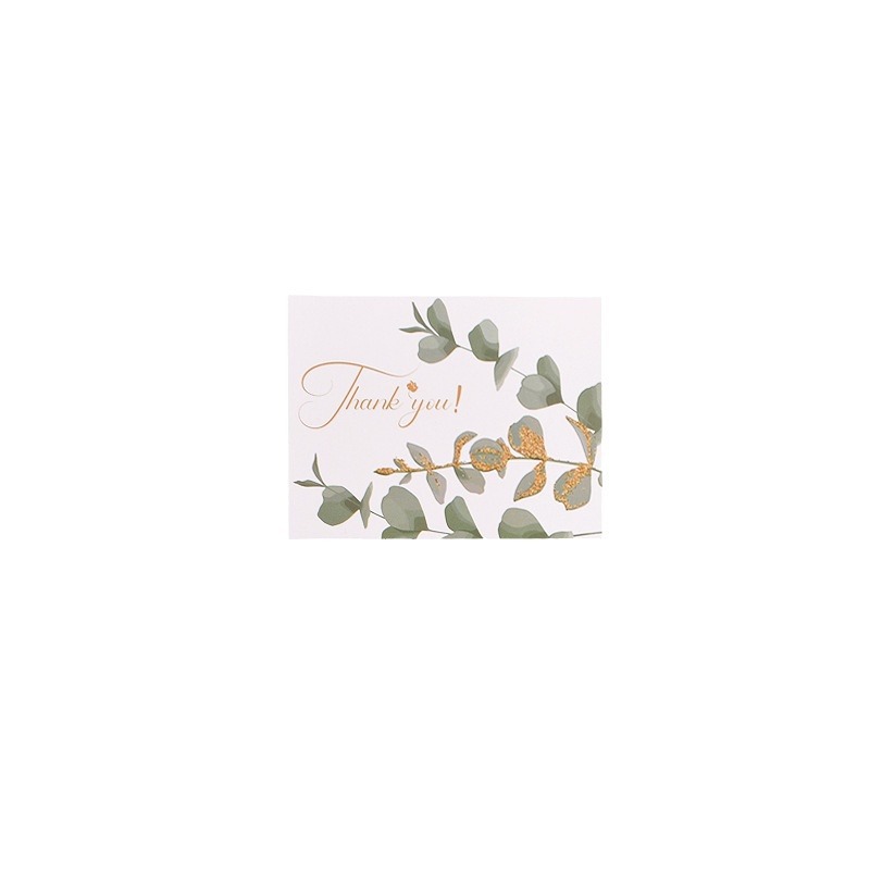 Picture of New creative European-style high-end ins card greeting card mini bronzing English Christmas thank you card in stock wholesale