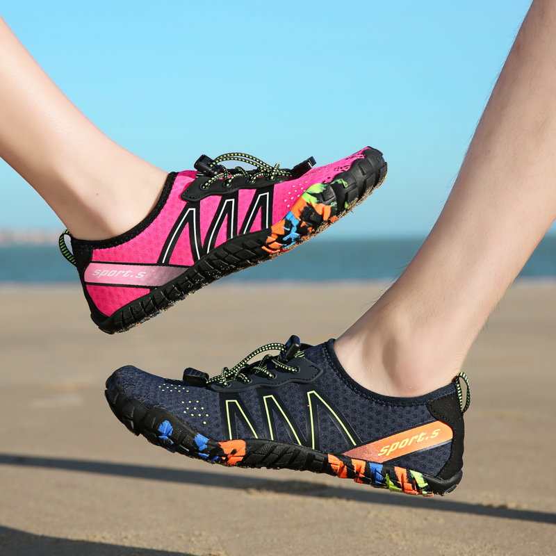 Picture of Outdoor River Tracing Shoes for Men and Women, Quick-Drying Five-Finger Beach Shoes, Women's Non-Slip Swimming Shoes, Amphibious Fishing Shoes