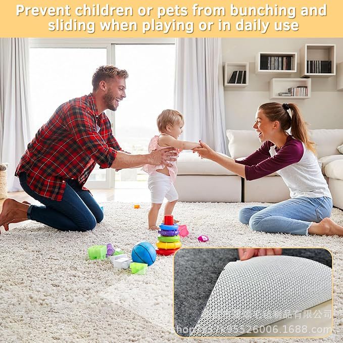 Cross-Border Anti-Slip Waterproof Carpet Protection Mat Fixed Carpet Lining Felt Rubber Cushioning Pad Wooden Floor Protection Mat