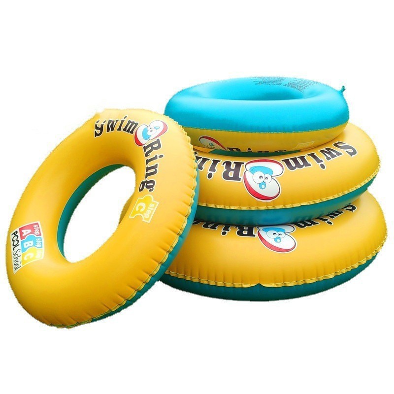 Picture of Factory hot-selling inflatable swimming ring swimming ring thickened adult floating ring letter Bai shell swimming ring