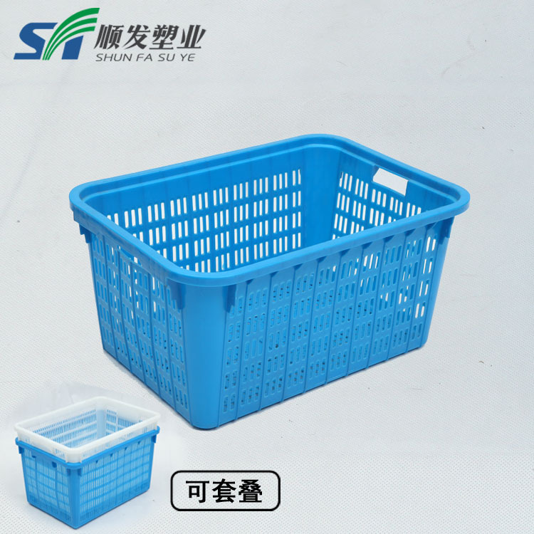 Plastic Surrounding Roller 830 Plastic Tobacco Basket Blue Sledgeable Garment Textile Common Basket Manufacturers