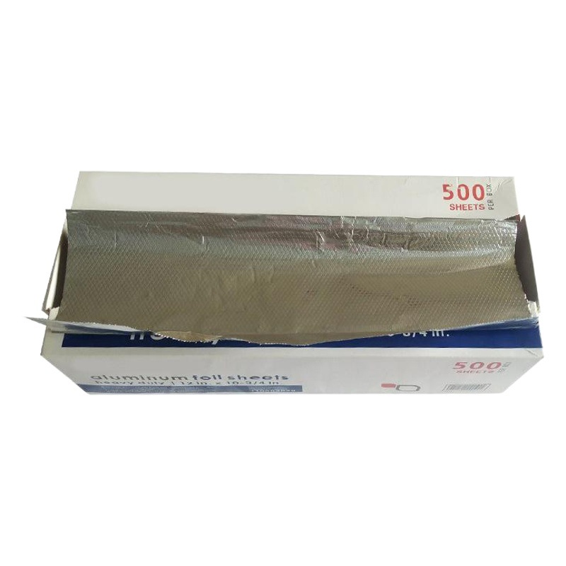 New Tin Foil Household Kitchen Baking Removable Tin Foil Thickeneded Oven Barbecue Wholesale 500 Pumps Aluminum Foil