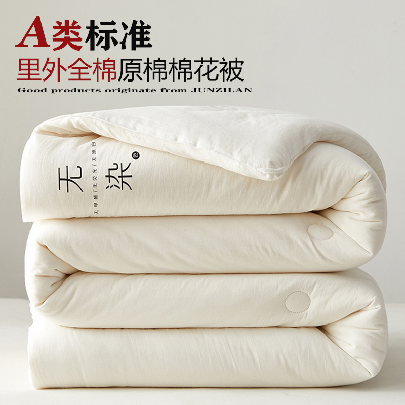 Class A cotton Xinjiang 100 quilt spring and autumn quilt core single double dormitory thickened warm winter quilt bedding quilt
