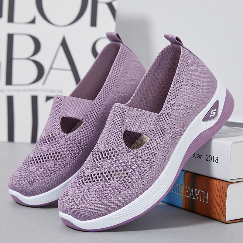 Picture of Women's Shoes Summer 2025 Breathable Comfortable Shoes Cross-border Middle-aged and Elderly Mother Shoes Soft-soled Casual Mesh Shoes for Children