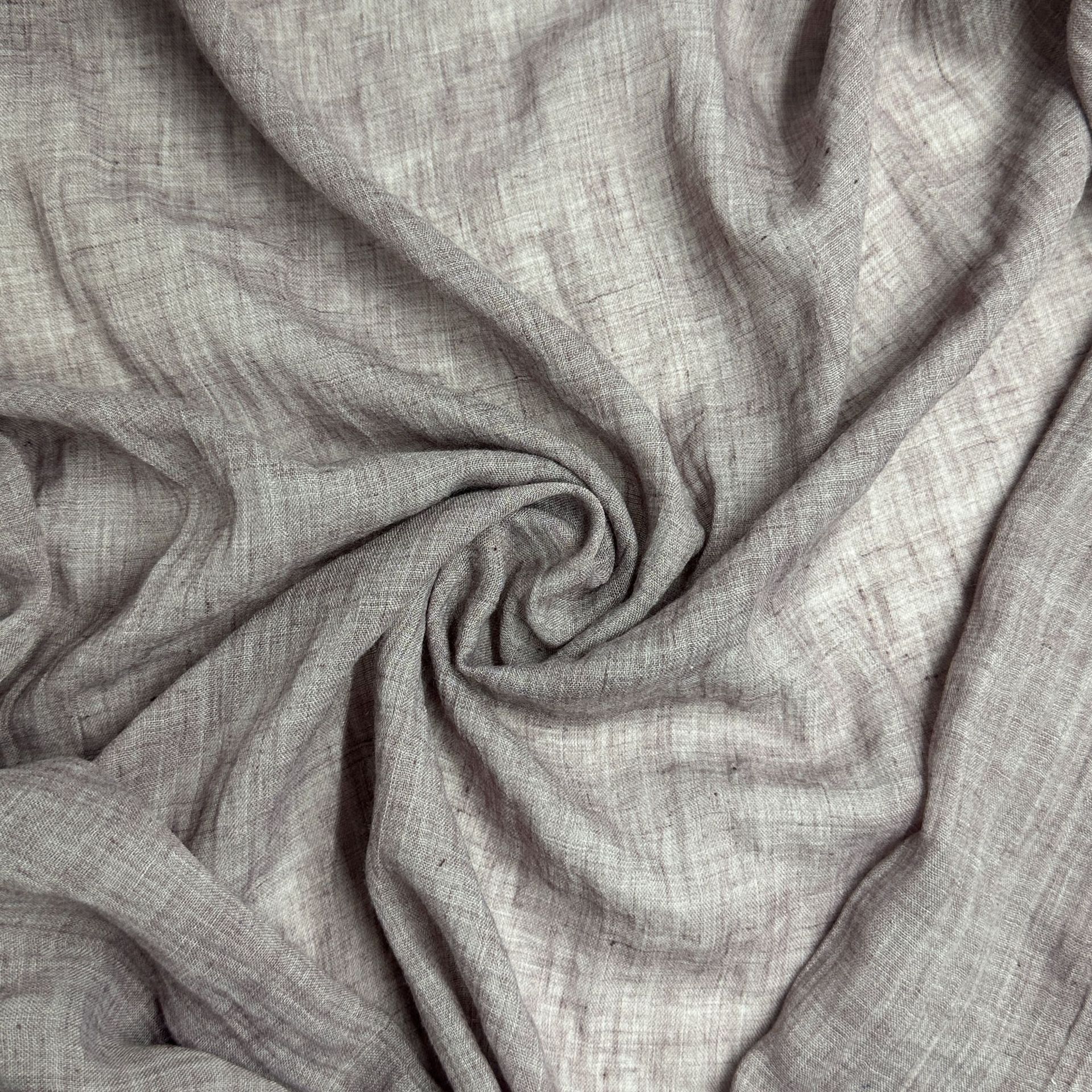 Picture of Filigree Wrinkled Imitation Cotton and Linen Fabric, Two-Color Bamboo Tulle Breathable Soft Shirt Dress Yamamoto Pants Fabric