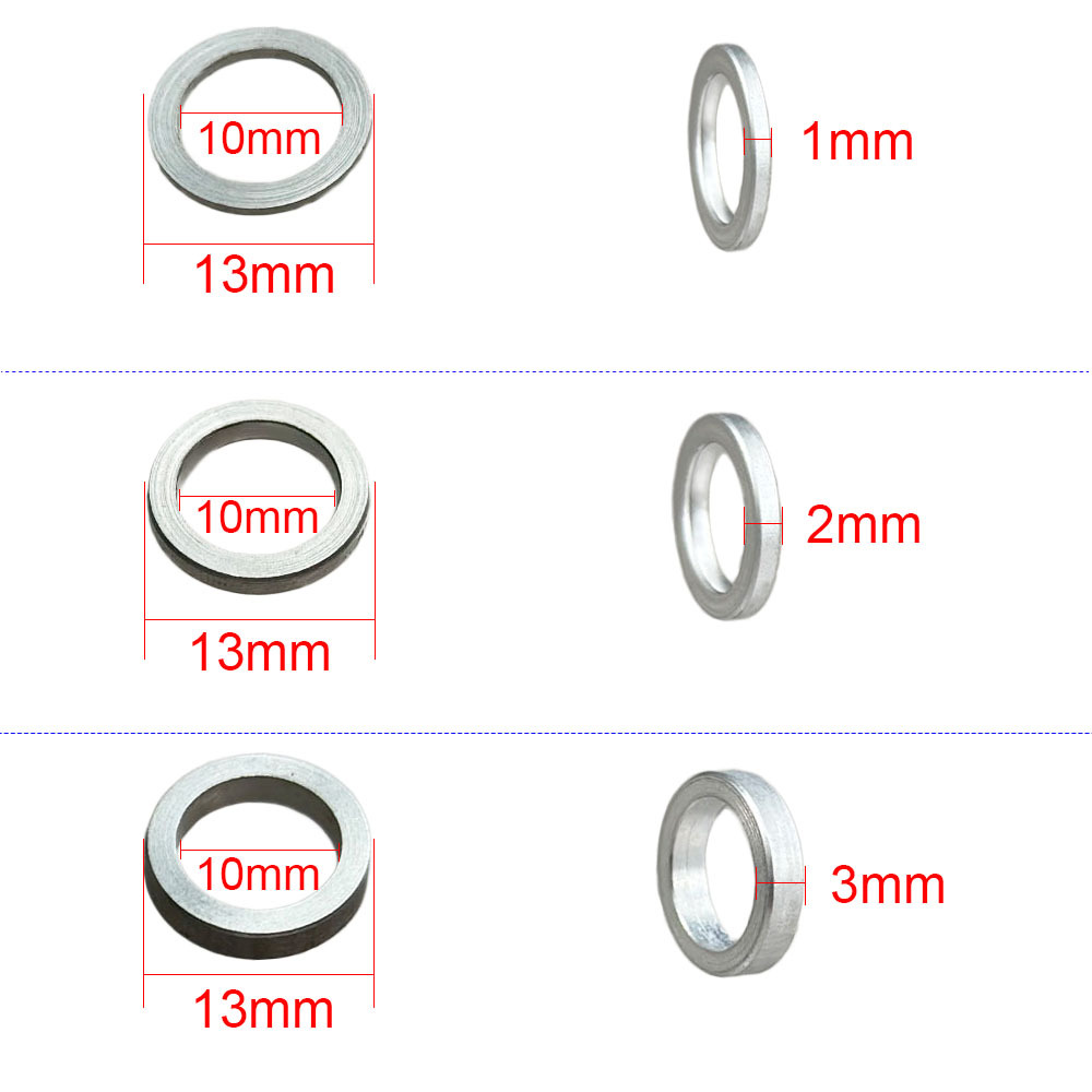 Picture of Mountain Bike Disc Nail Washer Dead Fly Crankset Screw Gasket Bicycle Crank Gasket Modified Disc Guard Single Disc 1mm